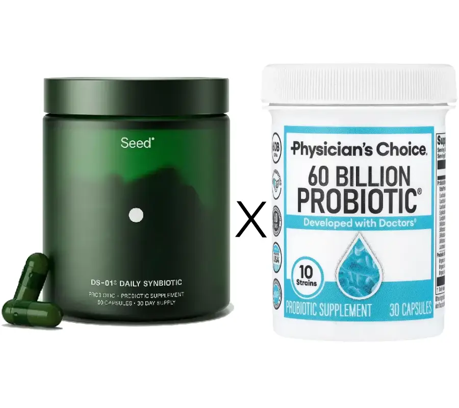 Seed vs Physicians Choice Probiotics